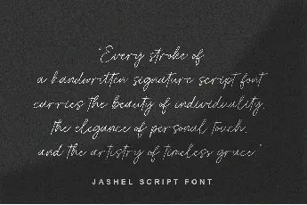 Jashel font