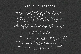 Jashel font