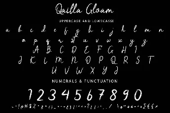 Qailla Gloam Demo font