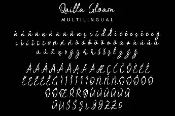 Qailla Gloam Demo font