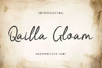 Qailla Gloam Demo font