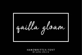 Qailla Gloam Demo font