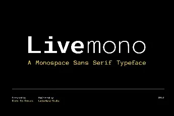 Livemono font