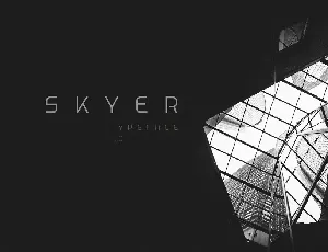 Skyer font