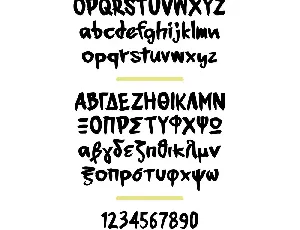 Manoyri Marker font