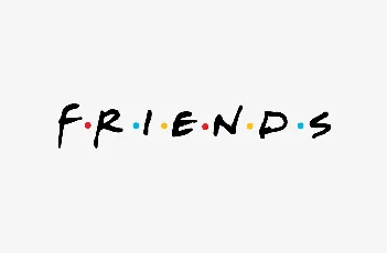 Friends Family font