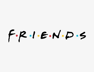 Friends Family font