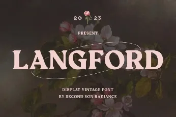 Langford font