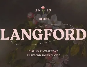 Langford font