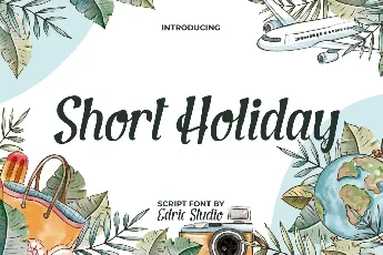 ShortHolidayDemo font