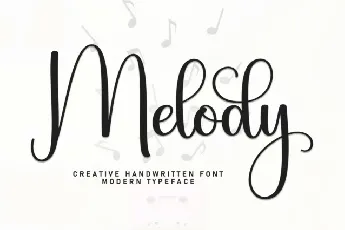 Melody Script Typeface font