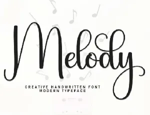 Melody Script Typeface font