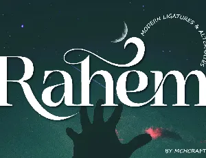 Rahem font