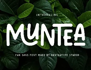 Muntea font