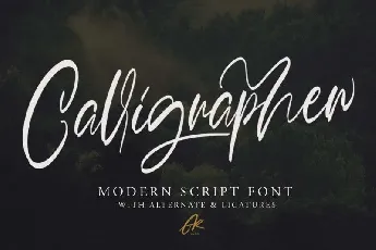 Calligrapher font