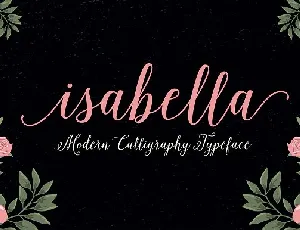 Isabella Script font