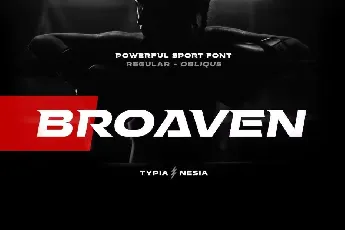 Broaven font