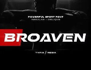 Broaven font