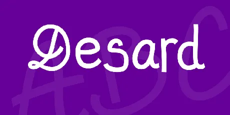 Desard font