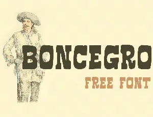 Boncegro FF 4F font
