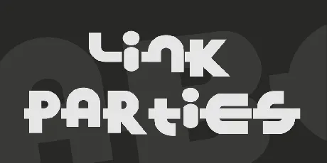 Link Parties font