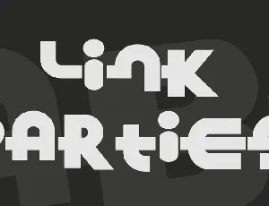 Link Parties font