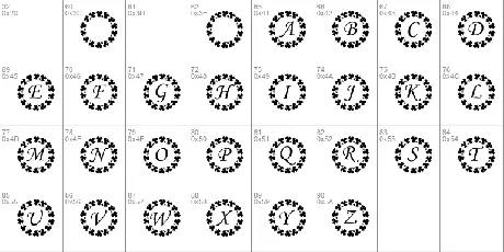 KR Ring O' Shams font