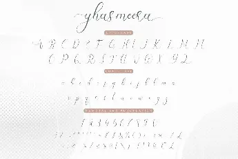 Yhasmeera Demo font