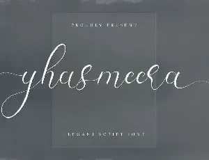 Yhasmeera Demo font