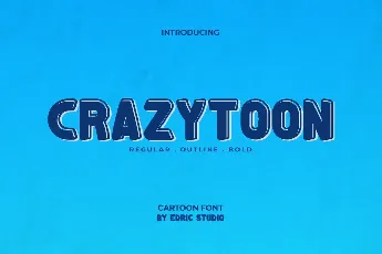 Crazytoon font