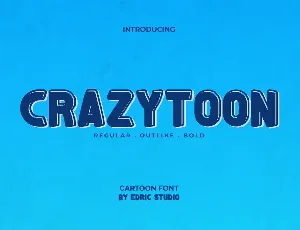 Crazytoon font