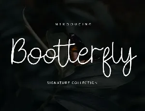 Bootterfly font