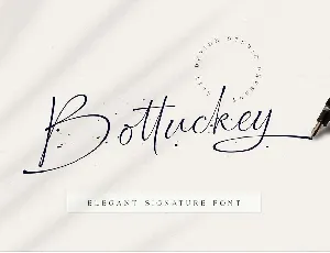 Bottuckey font