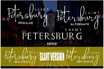 Saint Petersburg Duo font