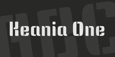 Keania One font