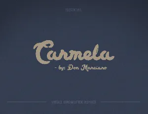 Carmela font