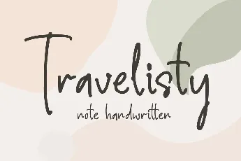 Travelisty font