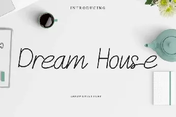 Dream House Script font