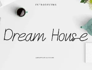 Dream House Script font