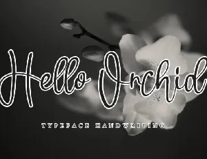 Hello Orchid Handwritten font