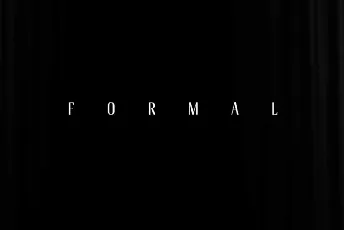 Formal Inline Typeface font