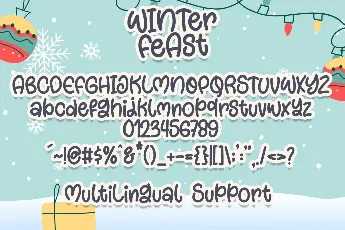 Winter Feast font