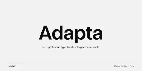 Adapta font