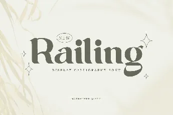 Railing font