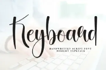 Keyboard Script font