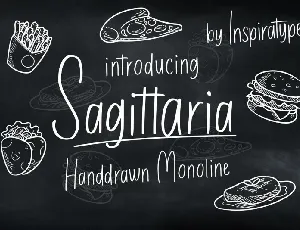 Sagittaria Handrawn Monoline font