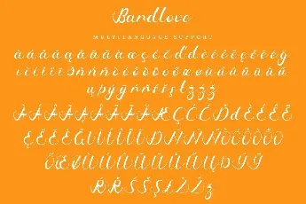 Bardlove Demo font