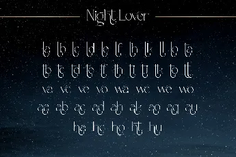 Night Lover Demo font