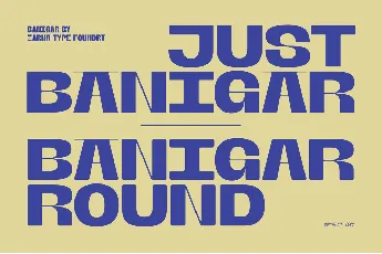 Banigar DEMO font