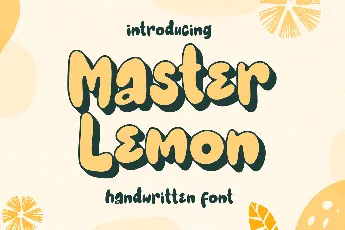 Master Lemon font